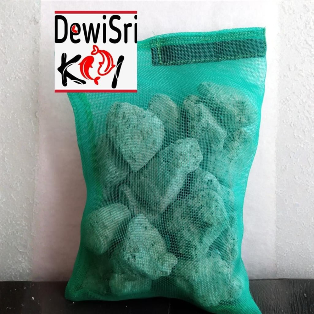 Batu Apung kecil 300gr + polinet