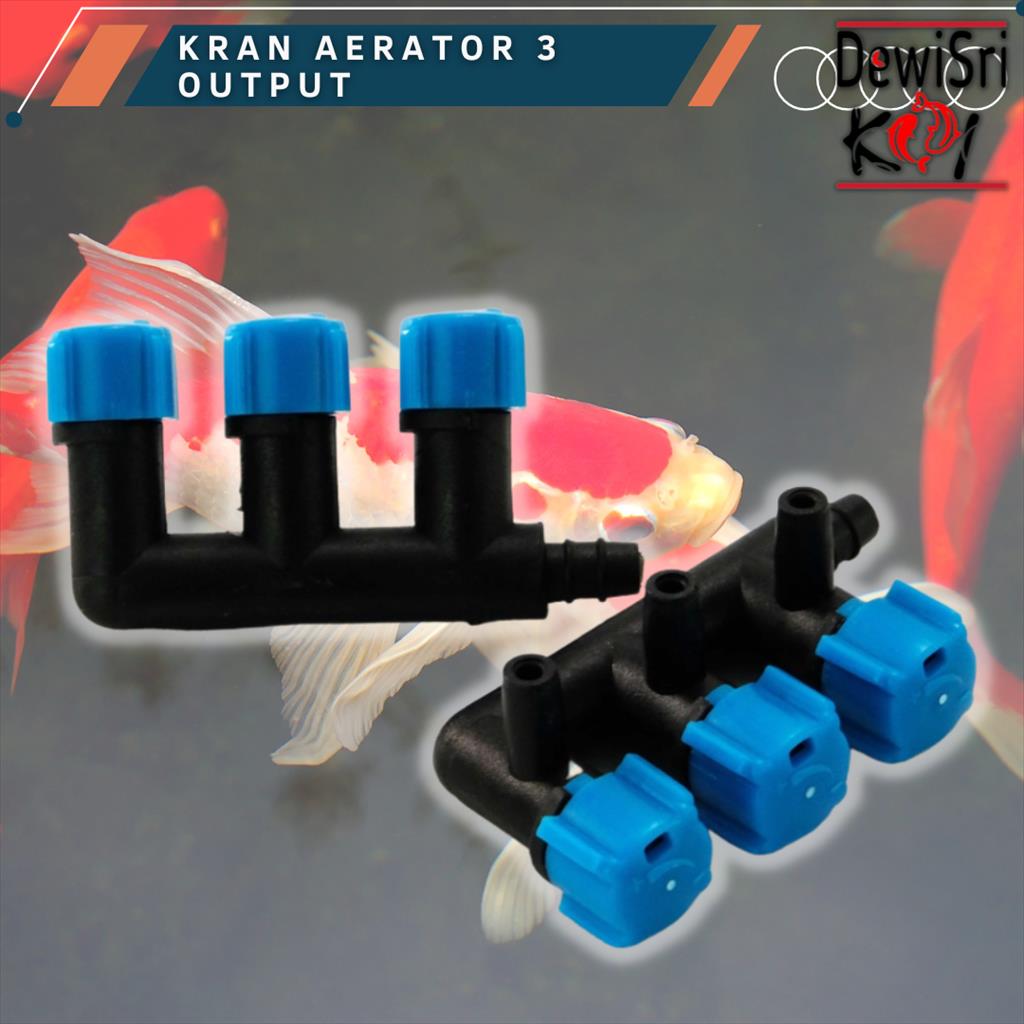 Kran Aerator Plastik 3 Output