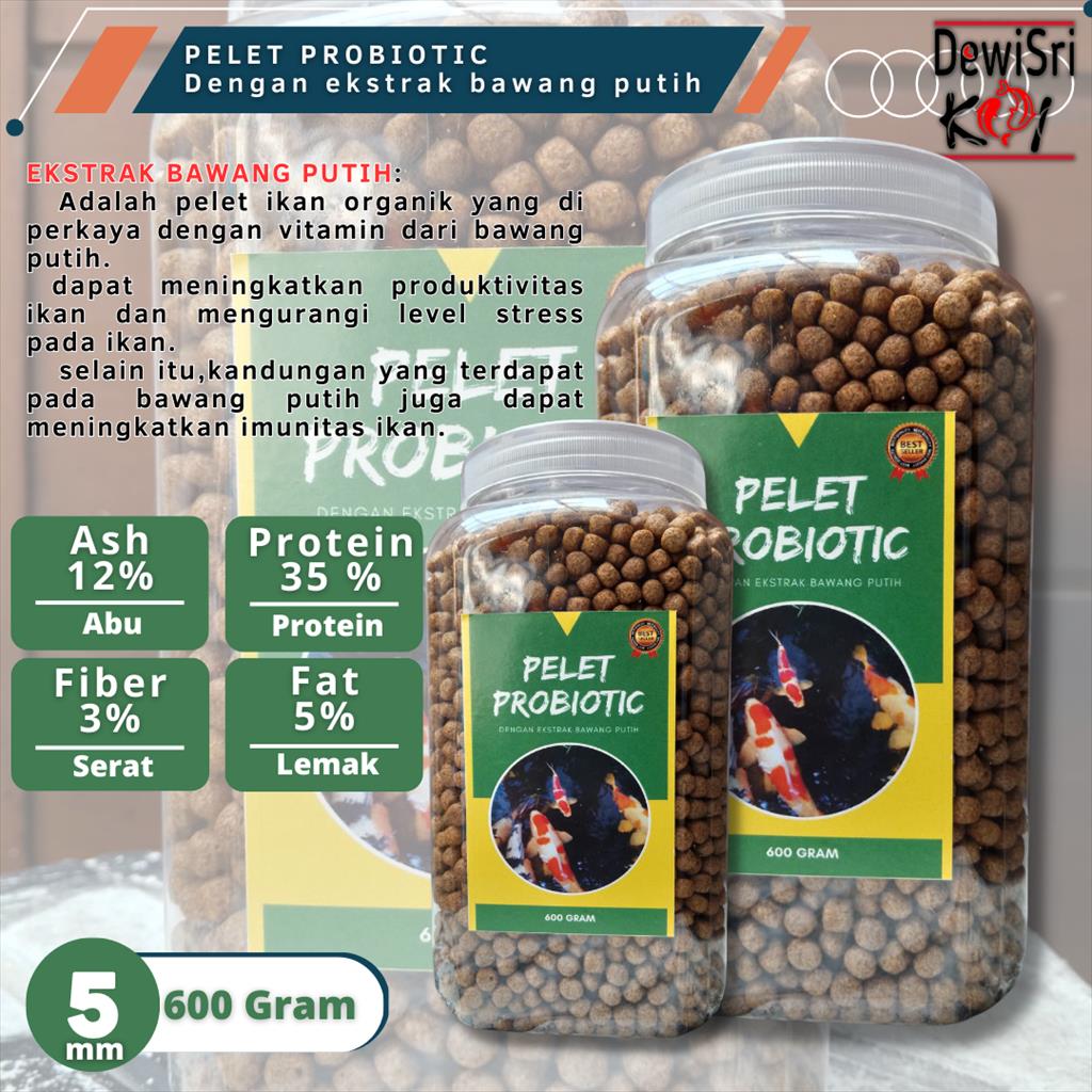 Pelet Probiotik 5mm 600gr